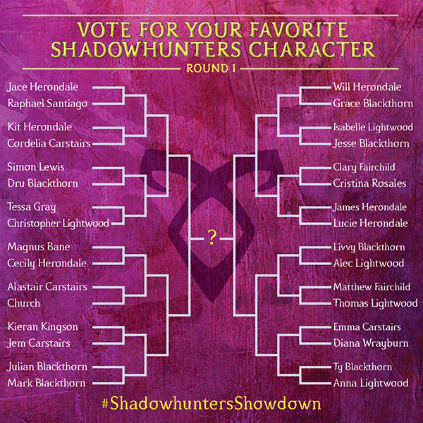Vote for Your Favorite Shadowhunters Character